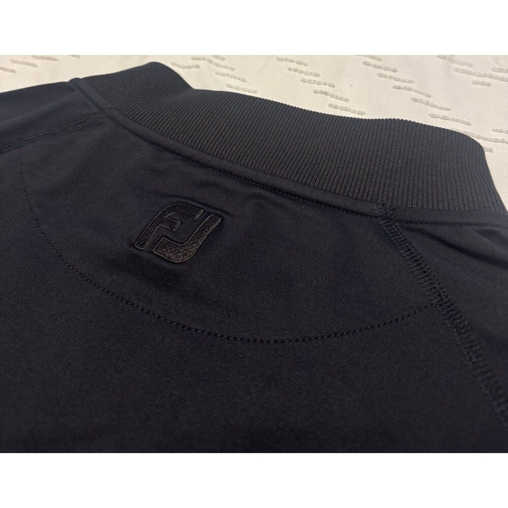 Footjoy Sweater Men’s XL Black Golf Quarter Zip Pullover Performance Gym Work - Picture 3 of 6